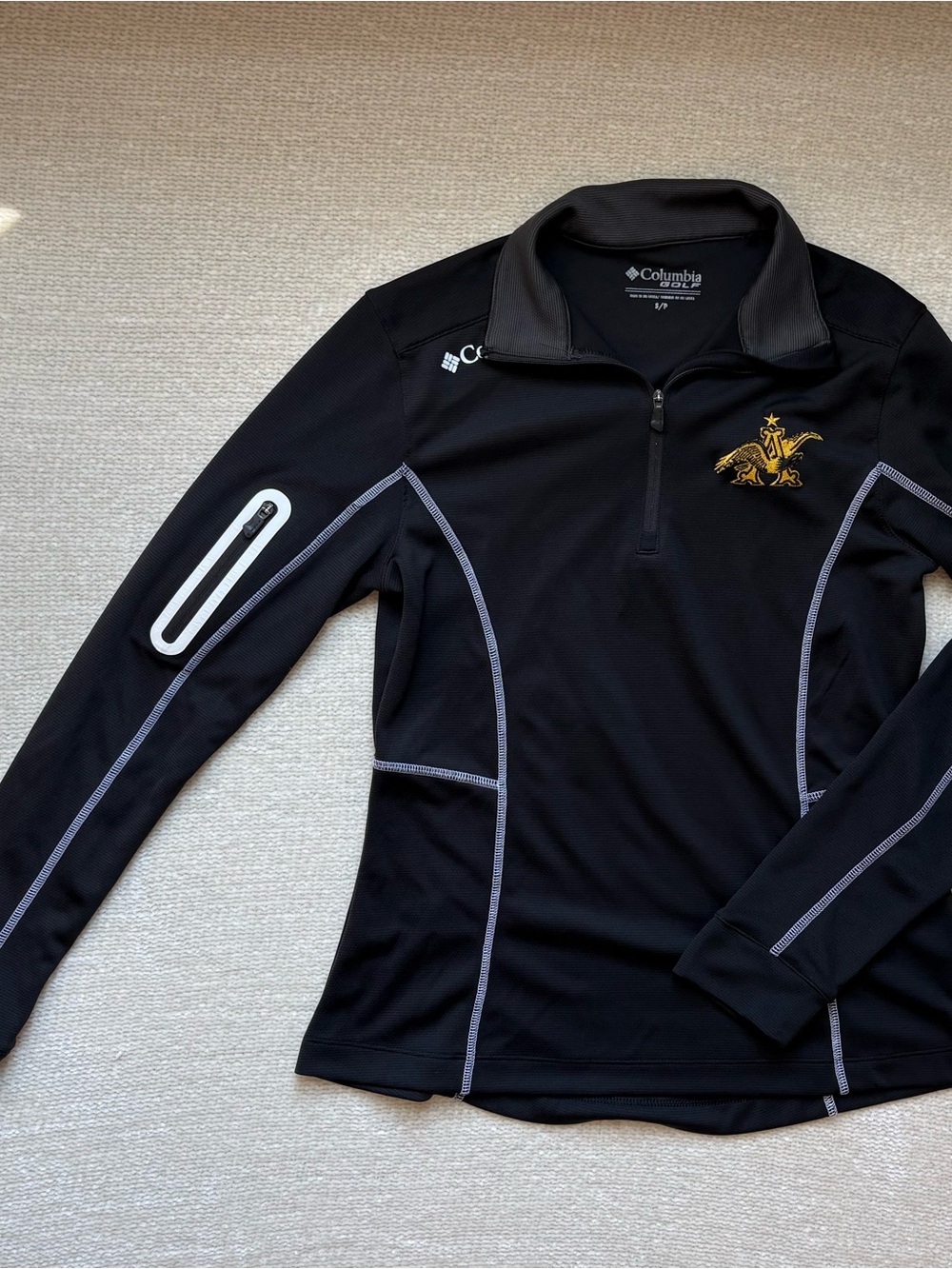 columbia golf omni-wick quarter pullover